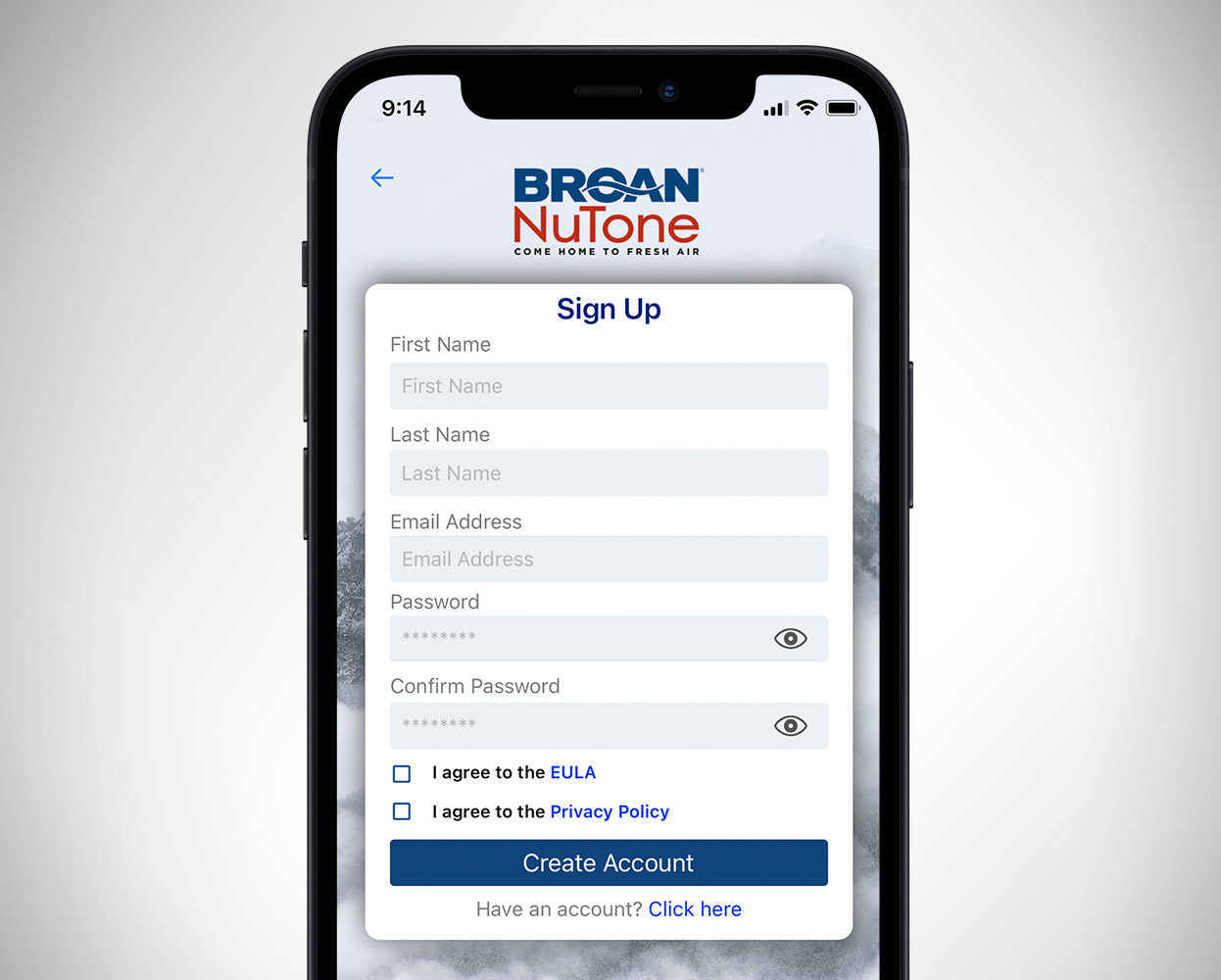 Create an Account
