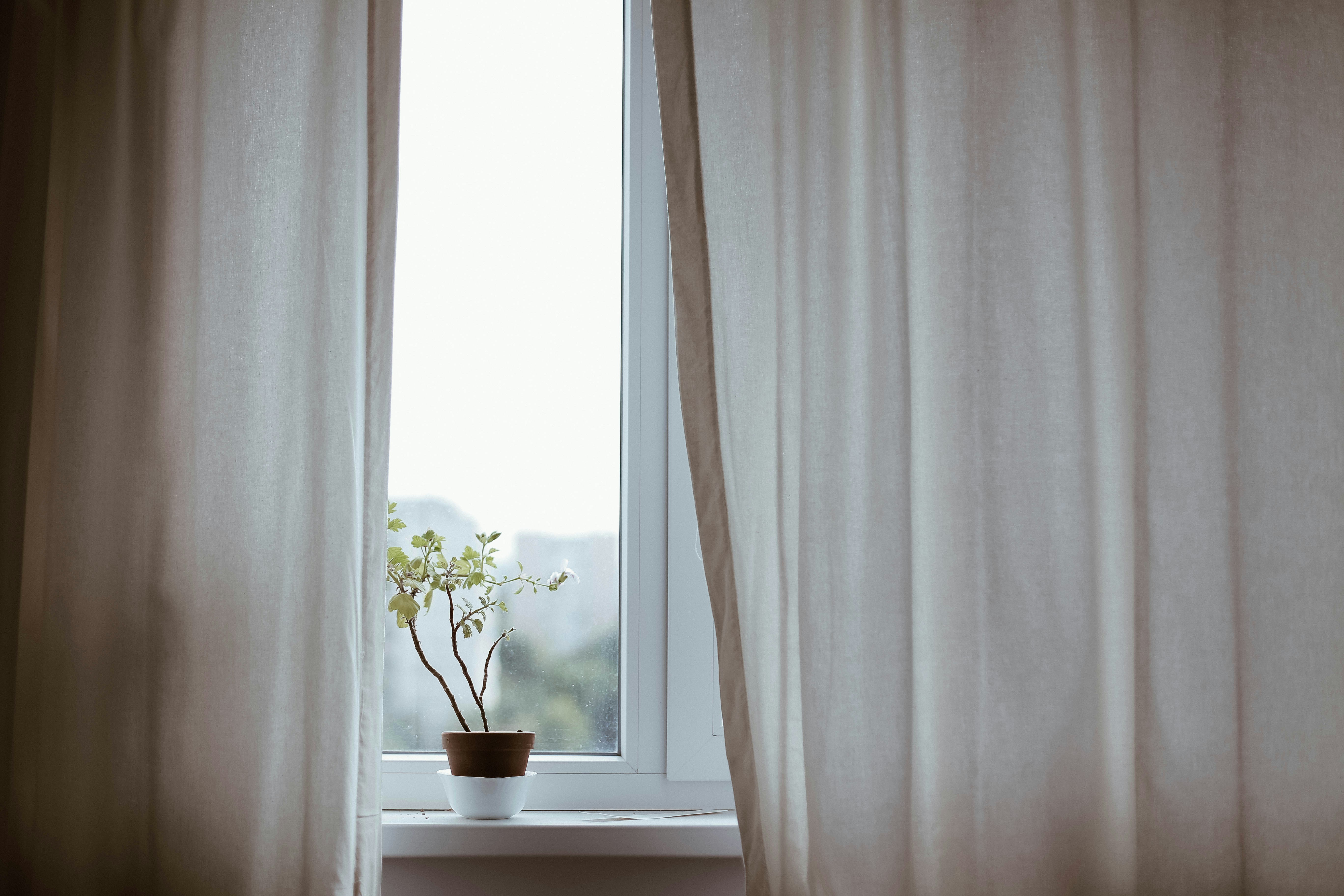 Outdoor and indoor air quality illustration