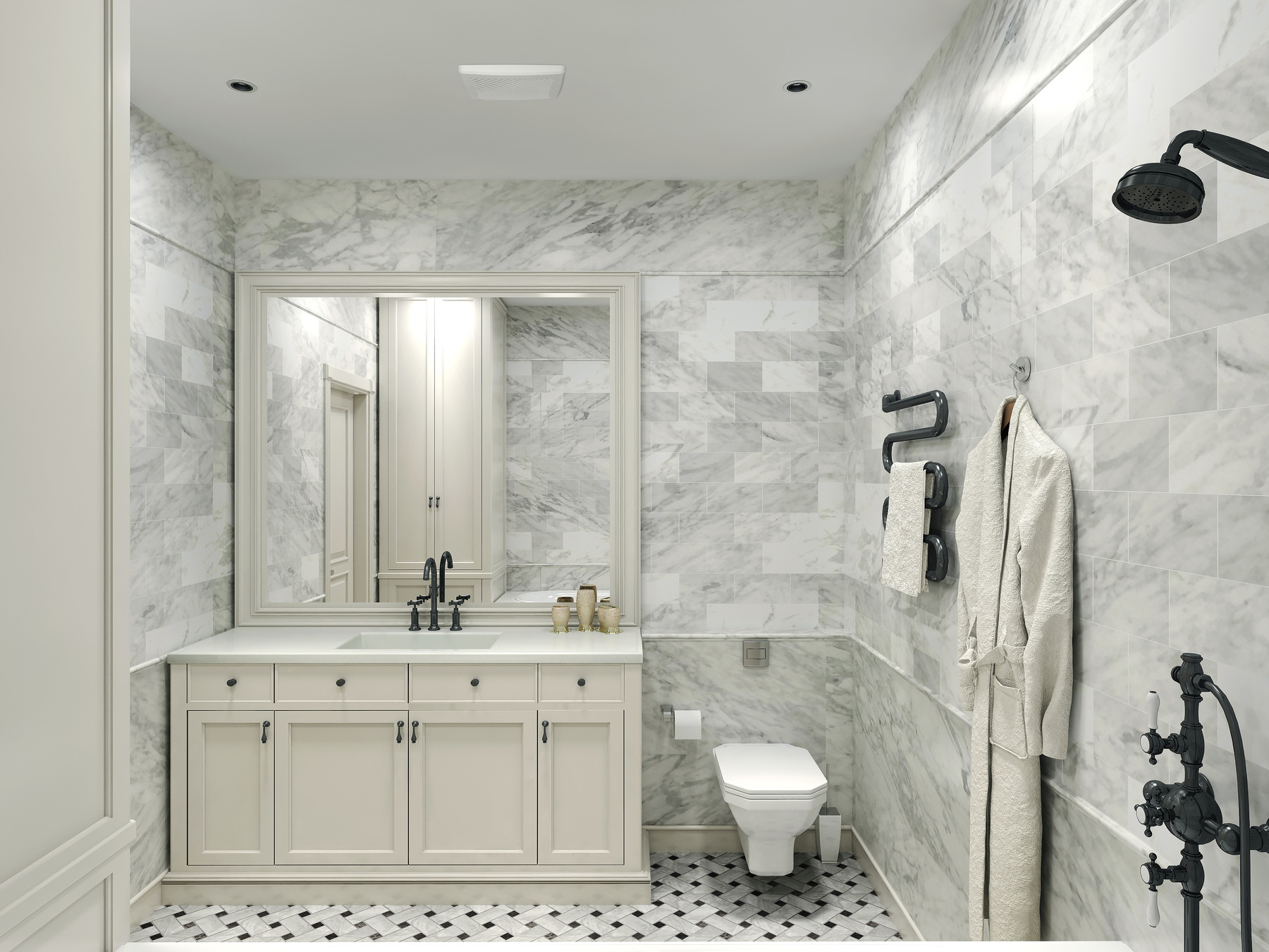 688ES quiet bathroom fan